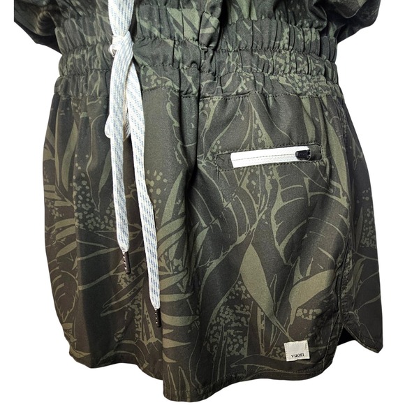 Vuori Racerback Clementine Oregano Rainforest Short Romper Size M - Picture 9 of 9